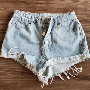 High rise shorts